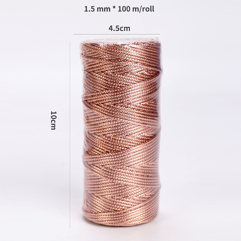 Length Thickness Golden Silvery Color Thread Cord Packing - Temu