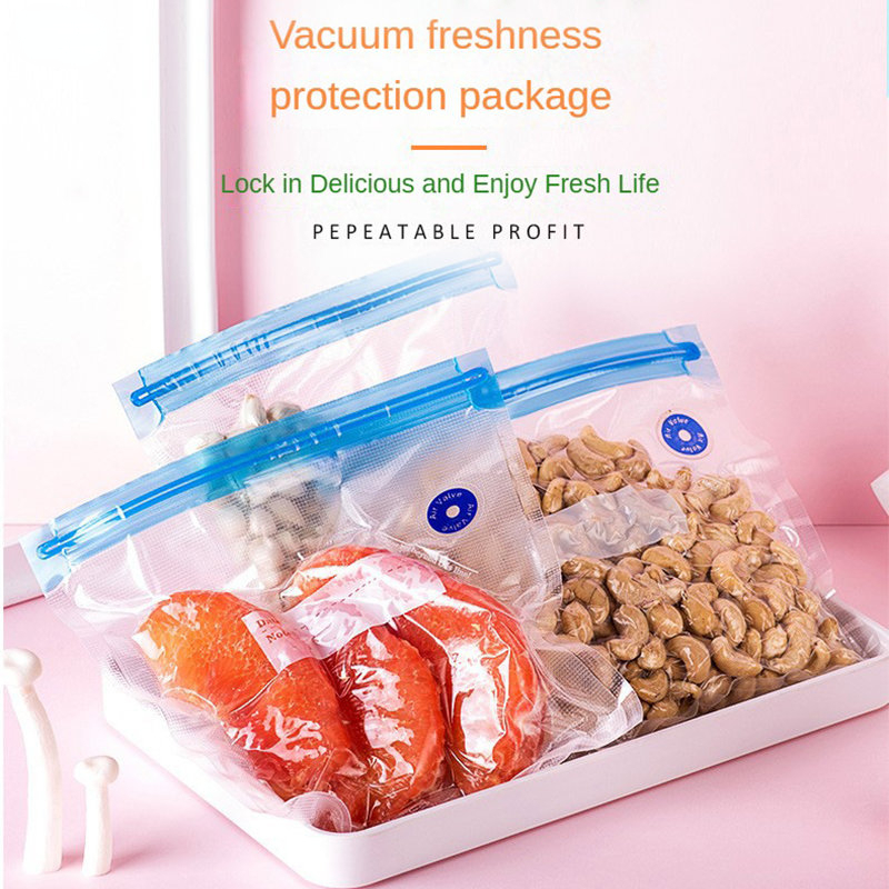 1 Roll Thickened Kitchen Vacuum Seal Bag Reusable Food