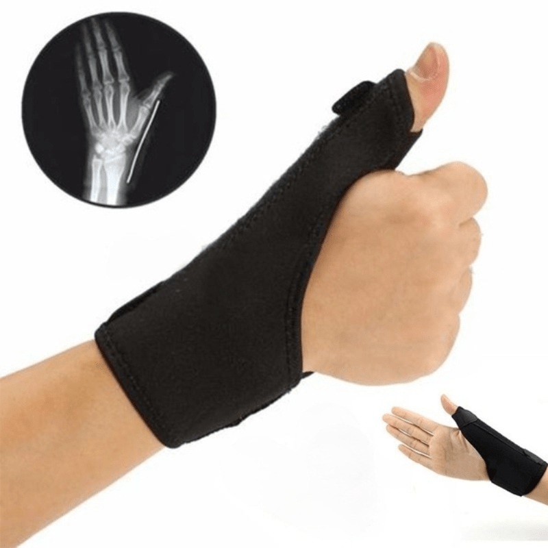 

1 Piece/hand Elastic Thumb Sleeve, Palm Wrist Support Splint, For Arthritis, Exercise Training Thumb Fitting Correction (for Weight 50~70kg)