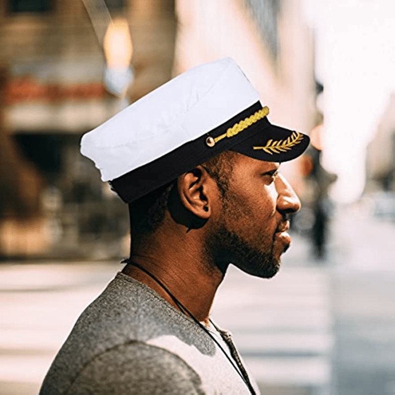  Funny Party Hats Yacht Captain Hat – Sailor Cap, Skipper Hat,  Navy Marine Hat - Costume Accessories : Clothing, Shoes & Jewelry