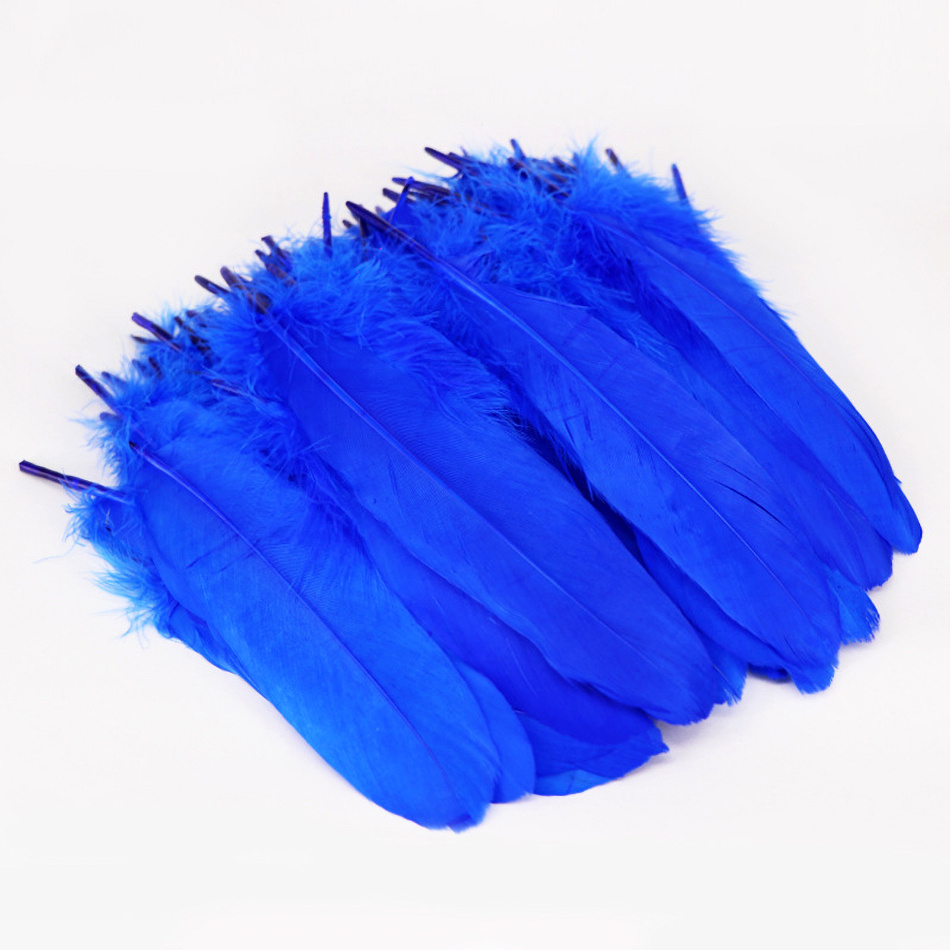 Plumas grandes de color azul rey: 10 plumas de 16 a 18 pulgadas para  jarrón, centros de mesa de fiesta de boda y decoración del hogar (azul rey)