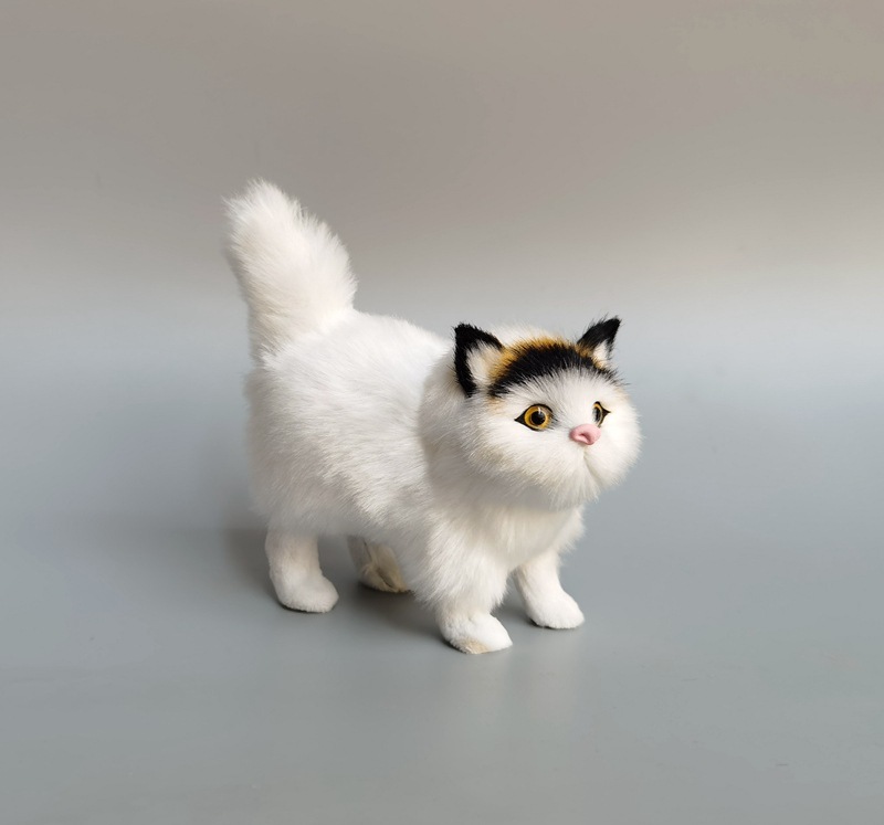 Simulated Cat Simulated Gray Cat Small Cat Decorations - Temu