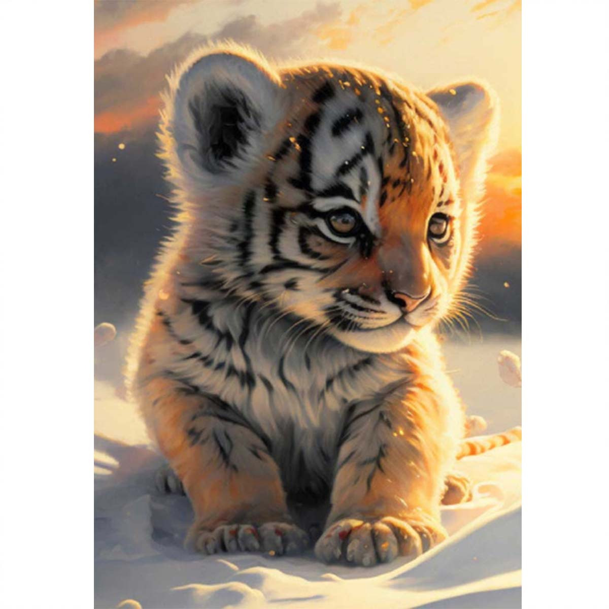 Cheap 5D DIY Diamond Art Painting Kits Animal Diamond Embroidery Sale Tiger  Pictures Of Rhinestones Mosaic Decor For Home