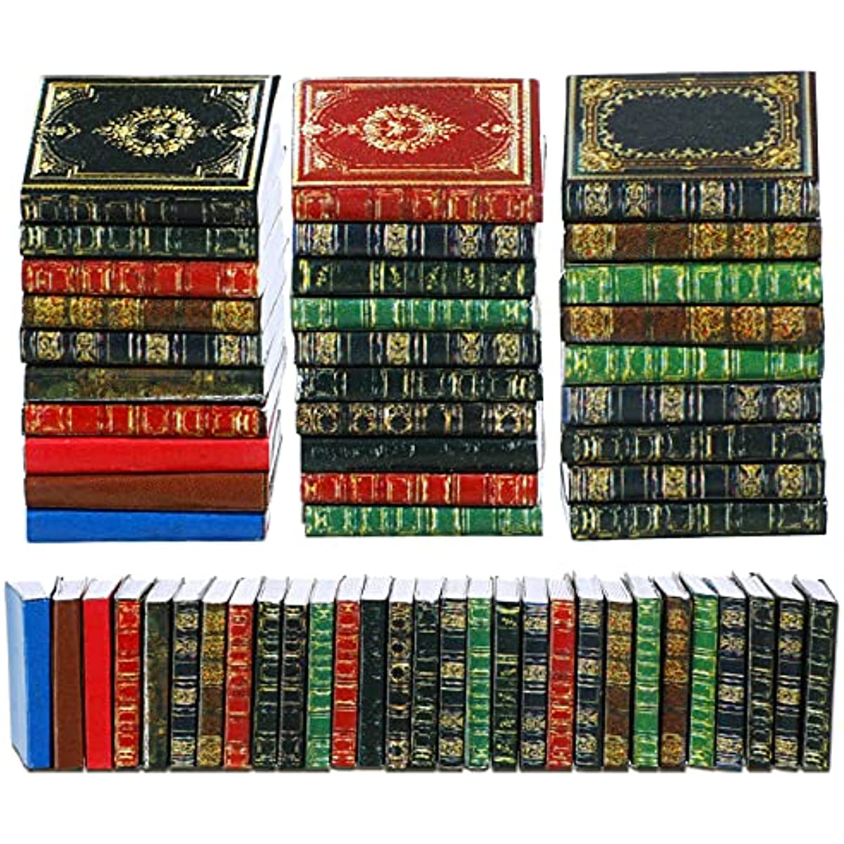  30 Pieces 1:12 Scale Miniatures Dollhouse Books Assorted  Timeless Miniatures Books Mini Books Model Miniature Dollhouse Accessories  Toy Supplies for Boys Girls Valentine's Day(Vintage Style) : Toys & Games