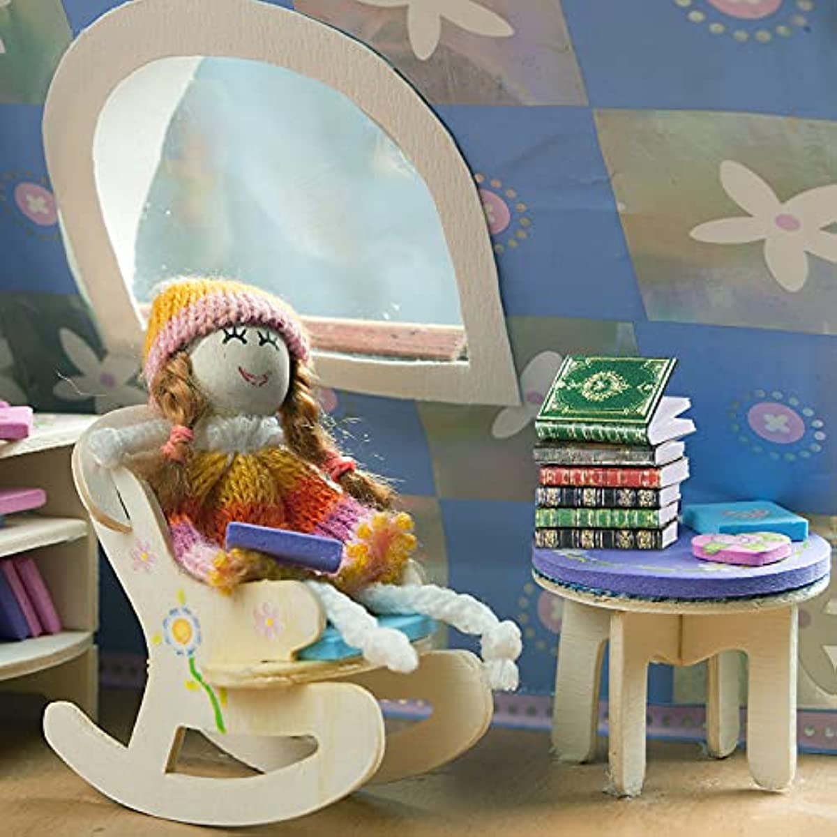 Miniature Toy House Books A Variety Of Timeless - Temu