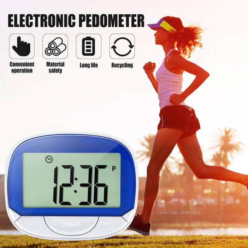 Podomètre LCD multifonctionnel, compteur de pas, de calories, de marche, de  poche, avec clip numérique, mini accessoire de course - AliExpress