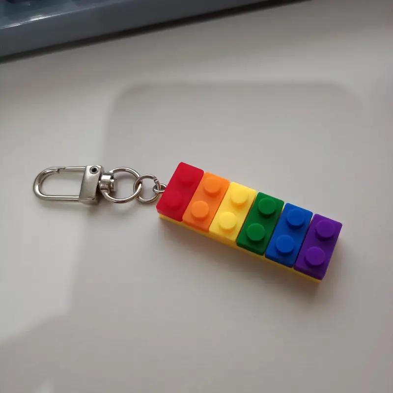 How to Build a Lego Key Chain + Key Holder
