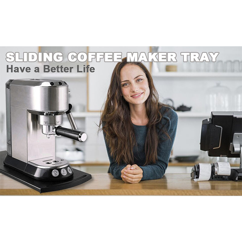 Kitchen Caddy Coffee Maker Sliding Tray,Sliding Tray for Kitchenaid Stand  Mixer