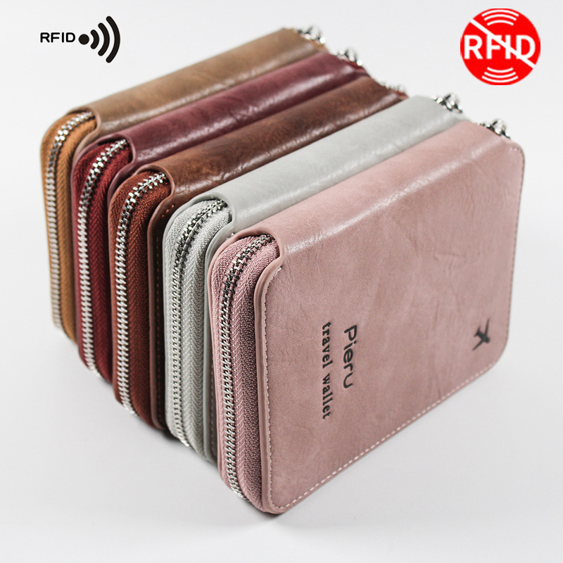 Multifunctional Hanging Neck Wallets Concealed Travel Pouch Passport Holder  Mini