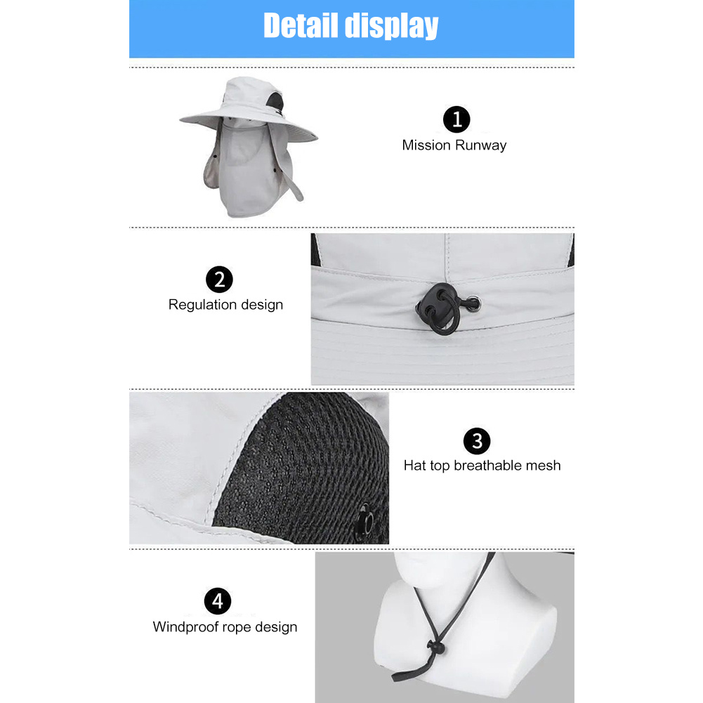 Breathable Sunscreen Sunshade Outdoor Sports Hiking Fishing Hat For Men  Women - Jewelry & Accessories - Temu Australia