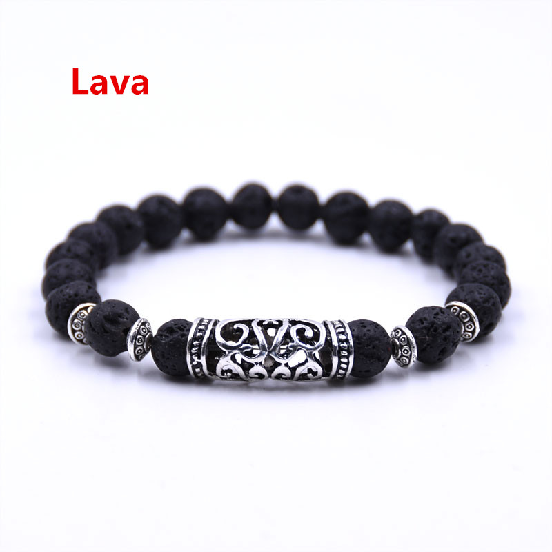 Lava Stone Bracelets & Bangles Yoga Jewelry Bracelet For Women Men