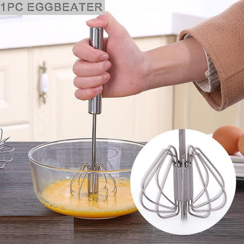  Mezclador manual de batidora de huevo de manivela de 10  pulgadas : Hogar y Cocina