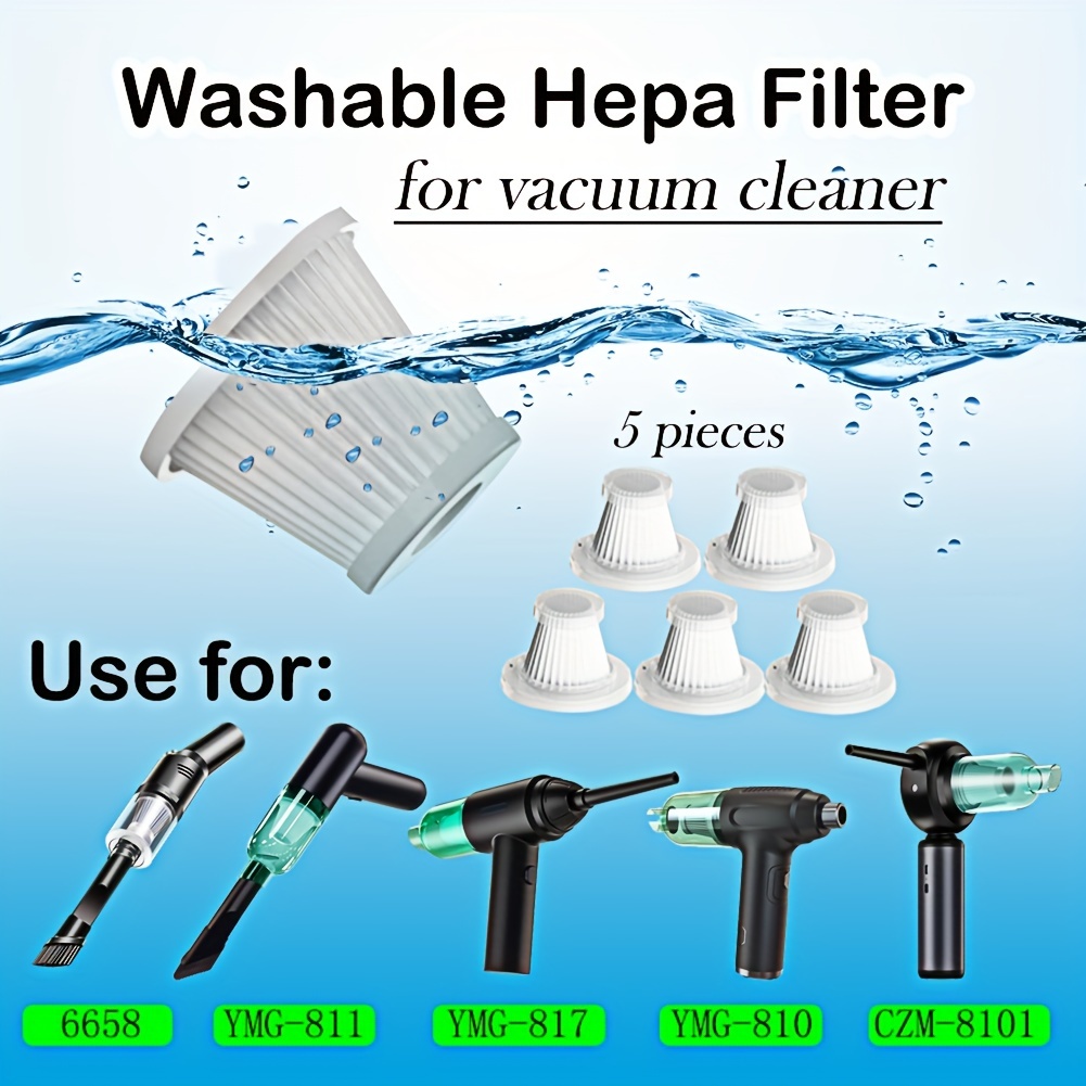 Washable Vacuum Filter Replacement Spare Parts For Black Decker Hand Vacuum  Filter Hhvkf10 Dustbuster Repair Tool Parts - Temu