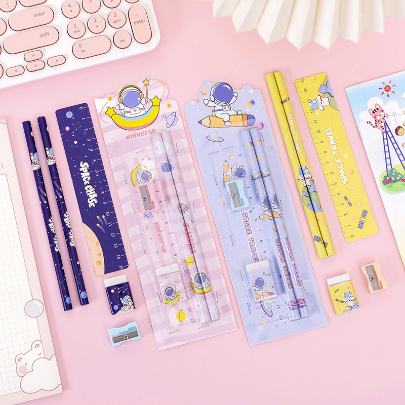 Cute School Supplies Set, Kawaii Stationery Set