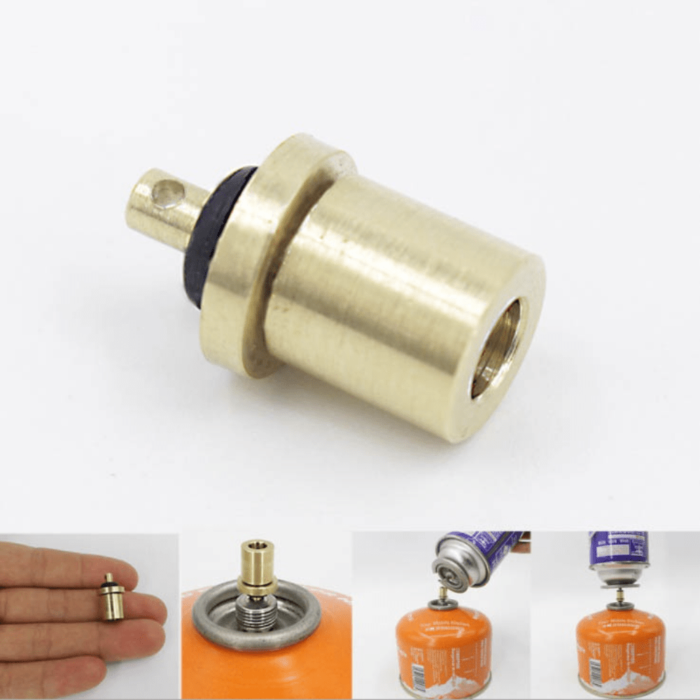Butane Adapter Gas Refill Adapter With Bracket Outdoor Camping Stove Gas  Cartridge Head Conversion Adapter Camping Equipment - AliExpress