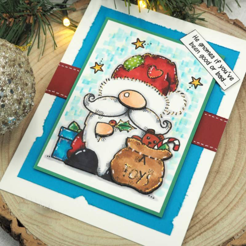 Sellos de Scrapbooking 11x21cm Feliz Navidad