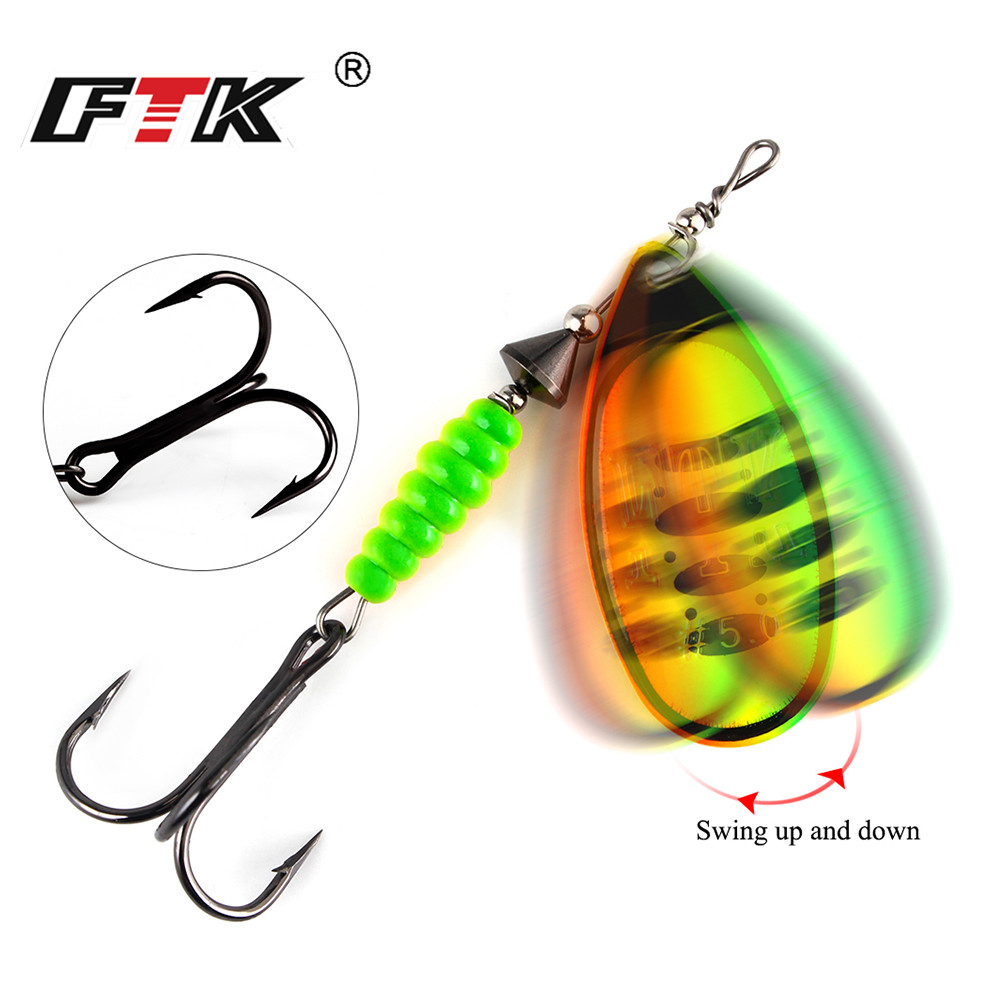 Durable Metal Fishing Lure Feather Treble Hooks Perfect Pike