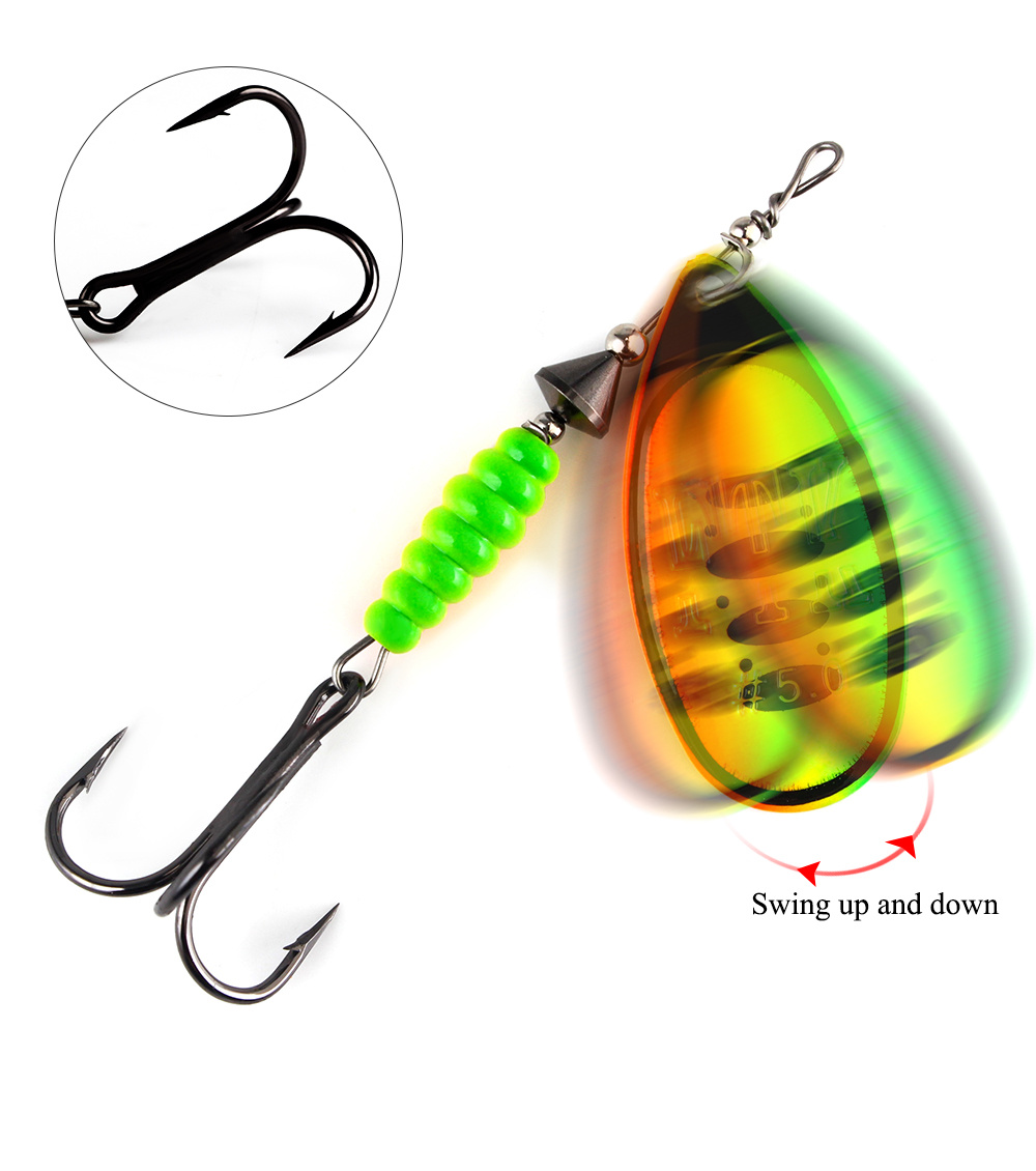 Durable Metal Fishing Lure Feather Treble Hooks Perfect Pike - Temu