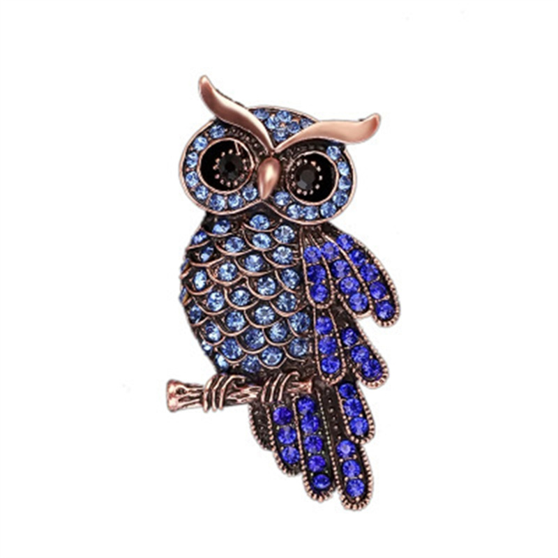 Elegant Rhinestone Owl Brooch Pin Women Girls Perfect - Temu