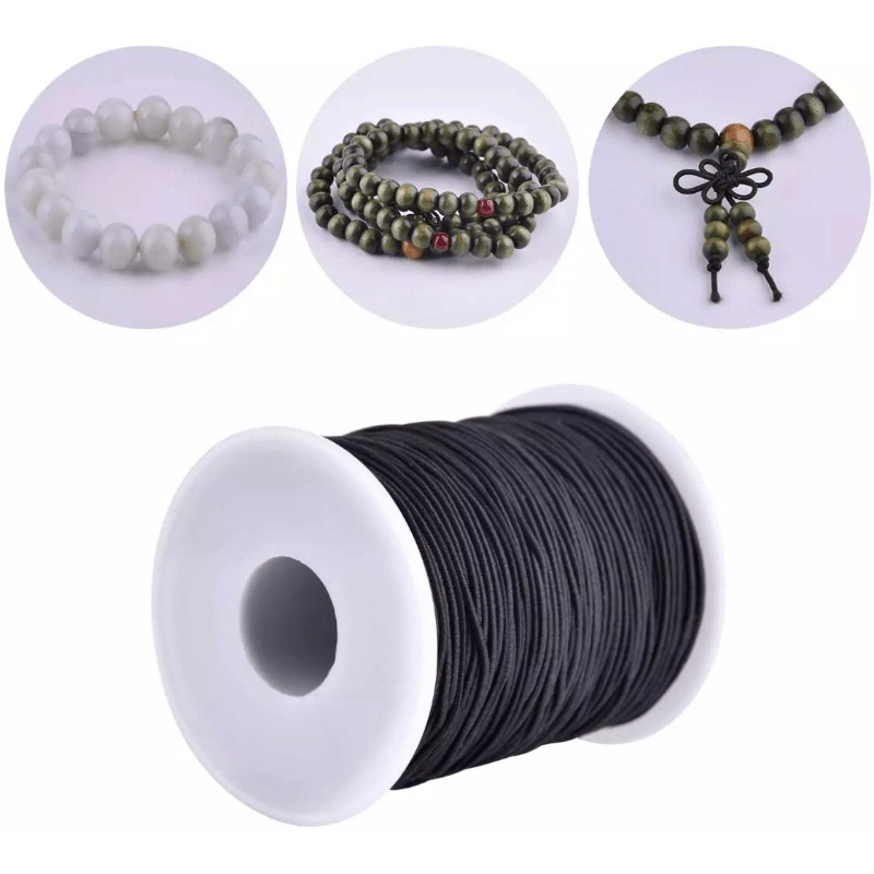 0.5-1.0mm Elastic Cord Beading Thread Stretch String Fibre Crafting Line  for Jewelry Making DIY Seed Beads Pony Beads Bracelets - AliExpress