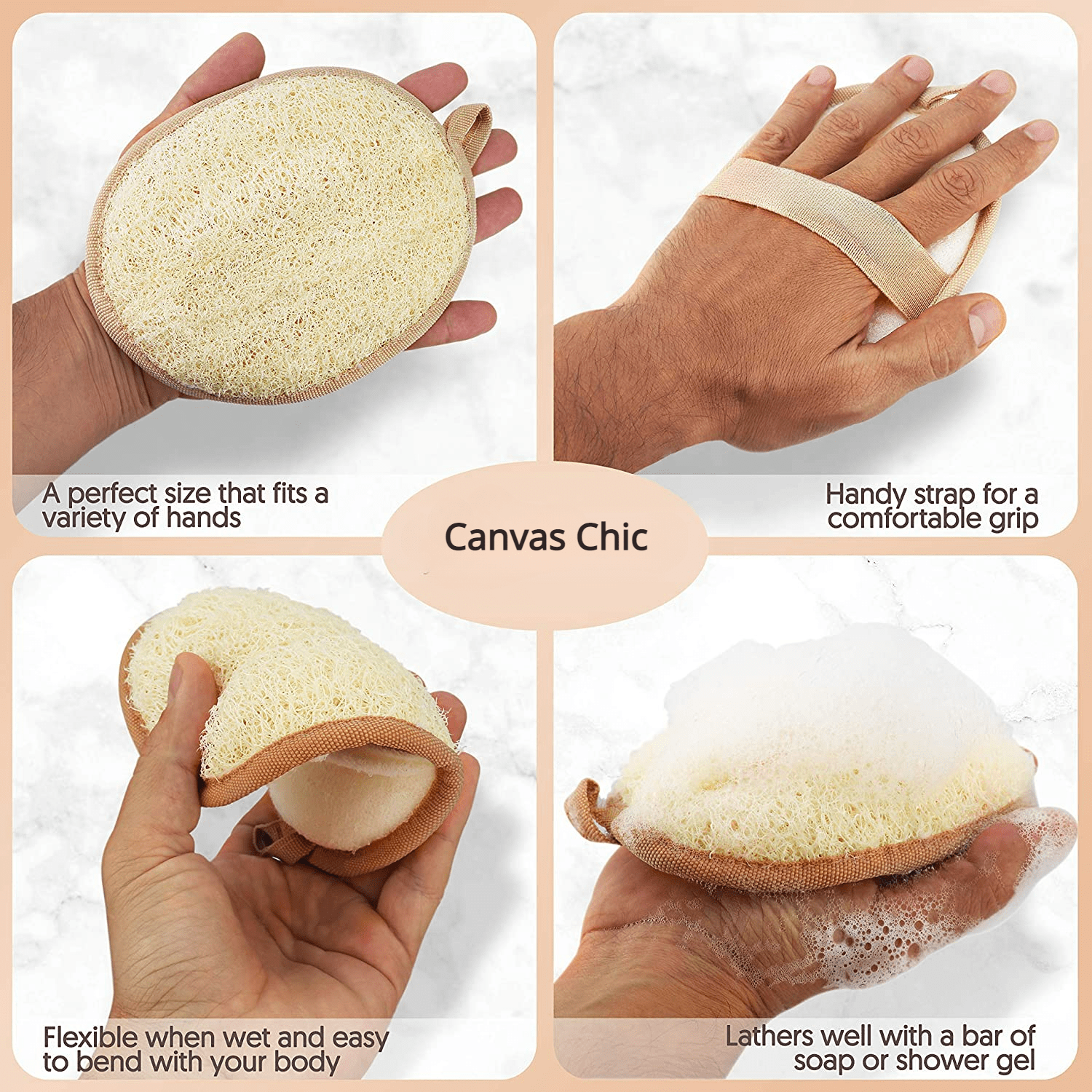 Premium Natural Shower Loofah Sponges Loofah Scrubbers For Cleaning Dead  Skin For Commercial Cleaning Services/shops - Temu