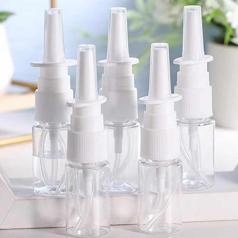 

Empty Plastic Nasal Spray Bottle Refillable Pump Sprayer For Saline Water Wash Applications 10ml/20ml/30ml