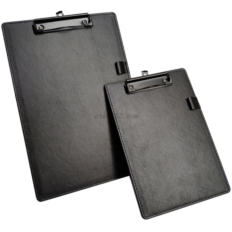 A5 Document Bag File Folder Clipboard Business Office Financial School  Supplies (Brown) 