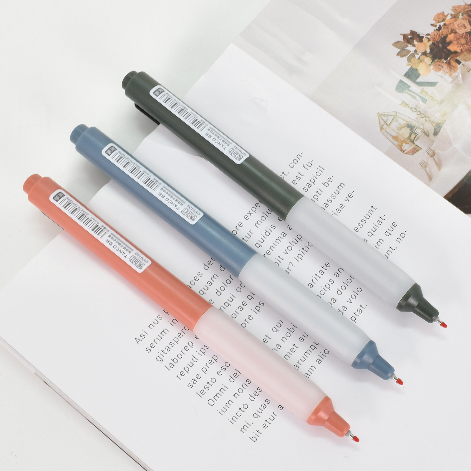 Pastel Retractable Gel Pens cute Pens Black Ink Pens - Temu