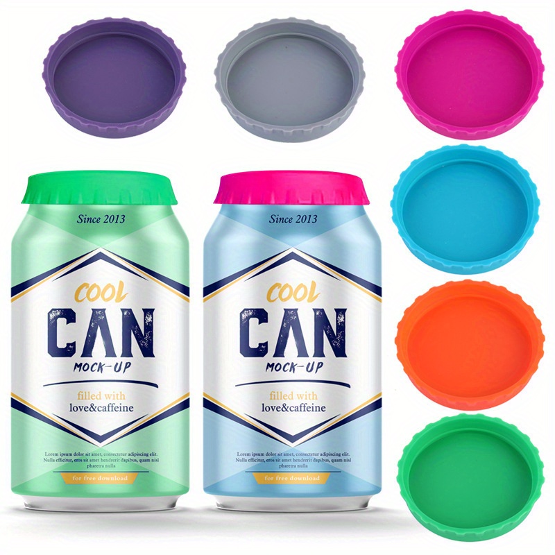 Snap-to-Open Can Opener Beverage Protector For Beer Soda Cans For Beer Soda  Cans Beverage Can Caps Can Lid Dust Free Household