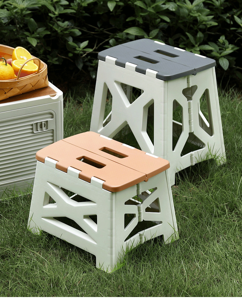 Portable Foldable Stool, Plastic Stool For Trains Camping Picnic, Outdoor  Folding Fishing Stools