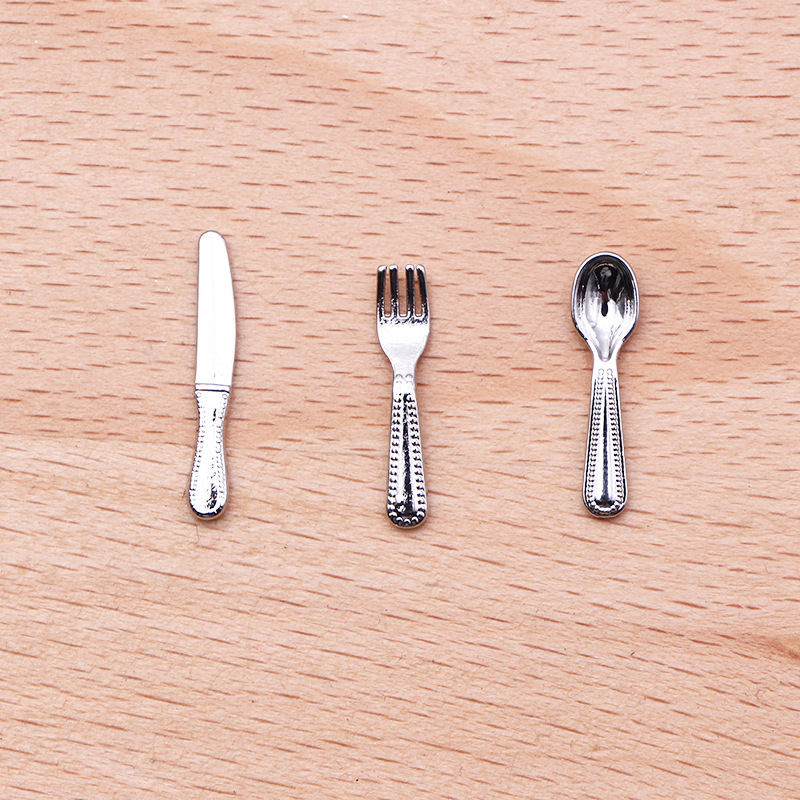 Set of 4 Vintage 1:12 Miniature Dollhouse Soup Spoons – The Mustard  Dandelion