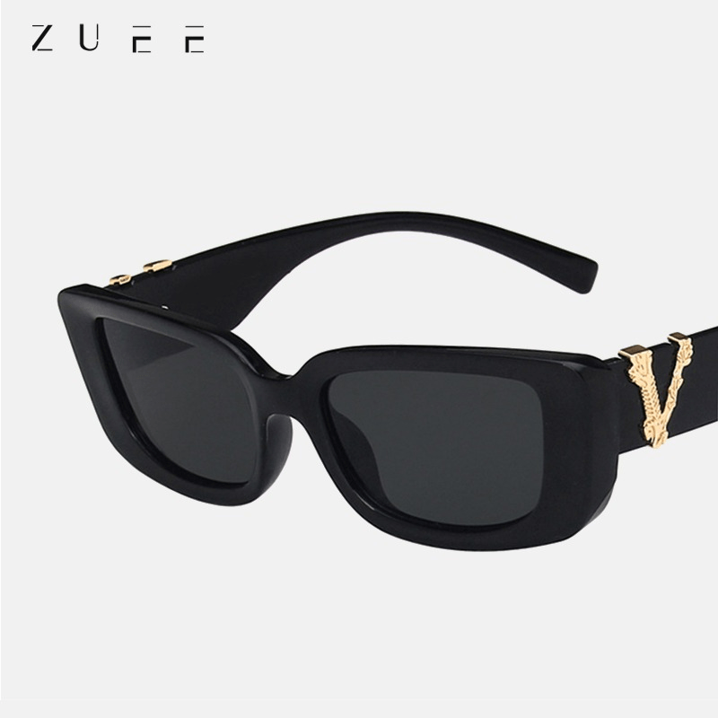 Vintage Cat Eye Sunglasses Women Fashion Brand Small Frame Retro Sun Glasses  Female Shades Outdoor Black Oculos De Sol