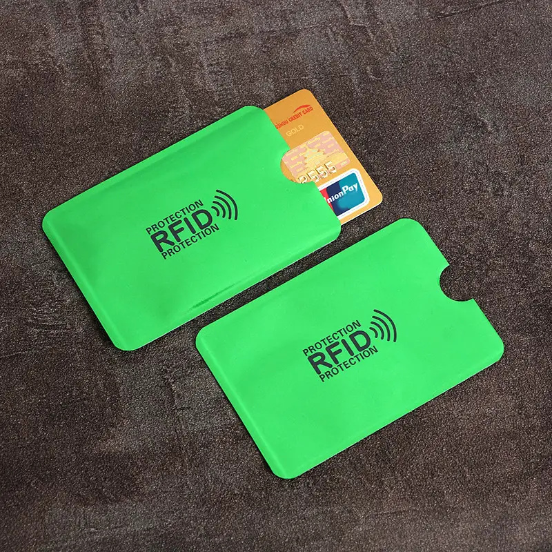 Slim Anti Rfid Wallet Blocking Card Reader Bank Card Holder - Temu Canada