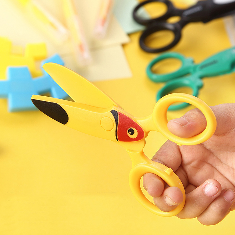 Children Round Head Scissor Plastic Best Multi Purpose Scissors With Scale  Ruler DIY Handcraft Shear School Office Student Cutting Supplies BH5863 TYJ  From Besgohouseware, $0.32