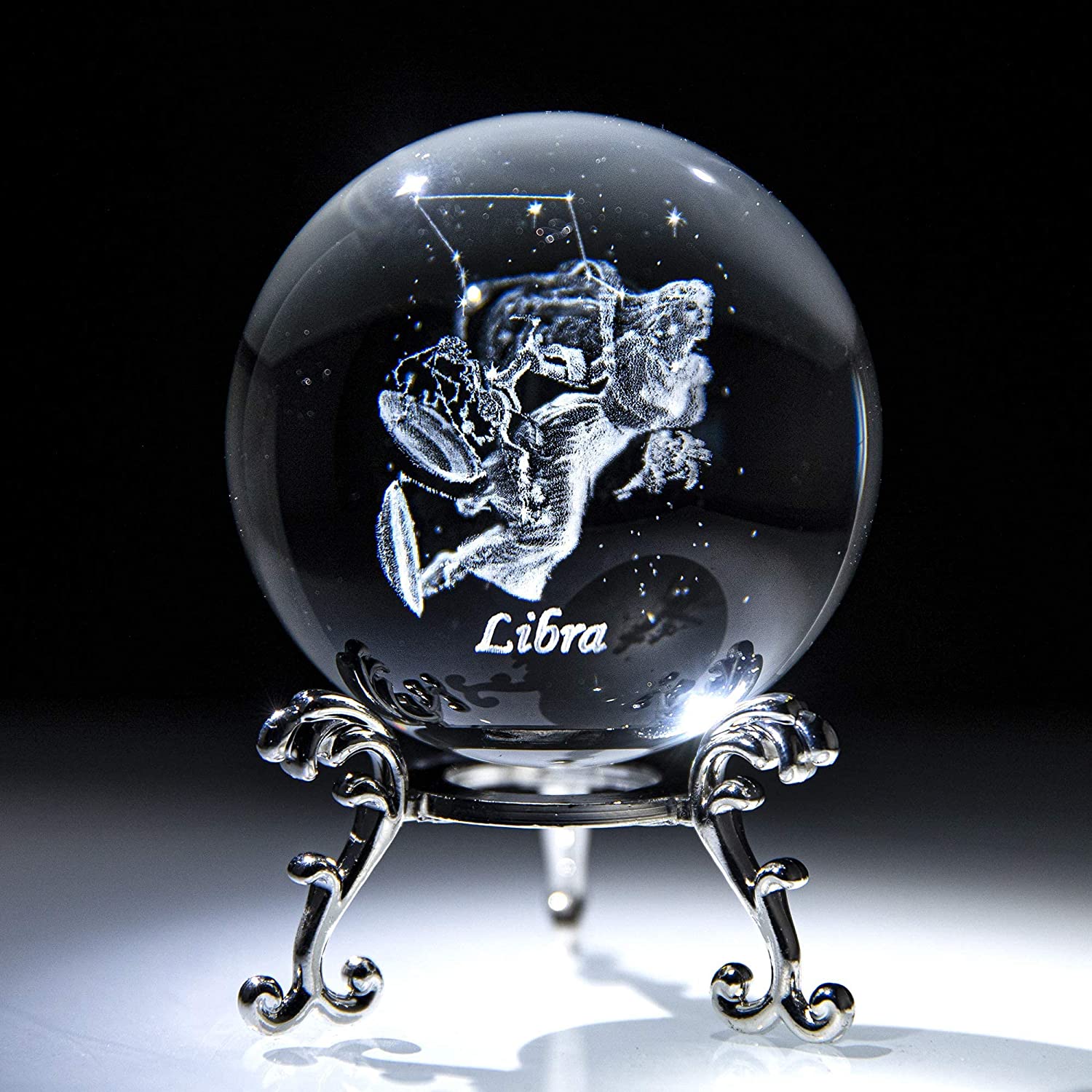 1pc 3d Laser Constellation Crystal Ball Crystal Paperweight Full Sphere ...