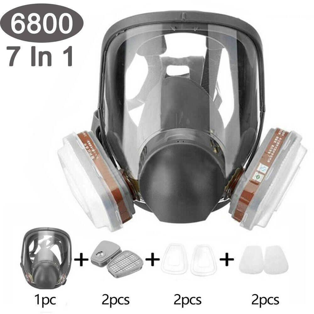 Máscara de gas de cara completa de supervivencia y táctica, máscara de  filtración de aire antivaho de alta resistencia con filtro de carbón  activado