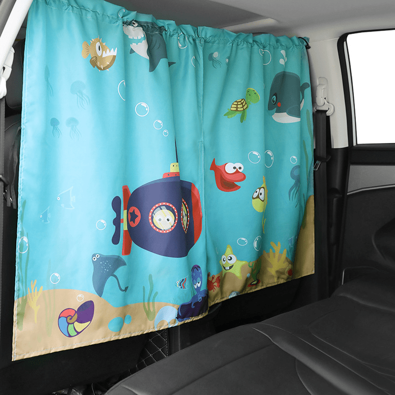 Car Partition Curtain/sun Screen/car Front Rear Shading - Temu