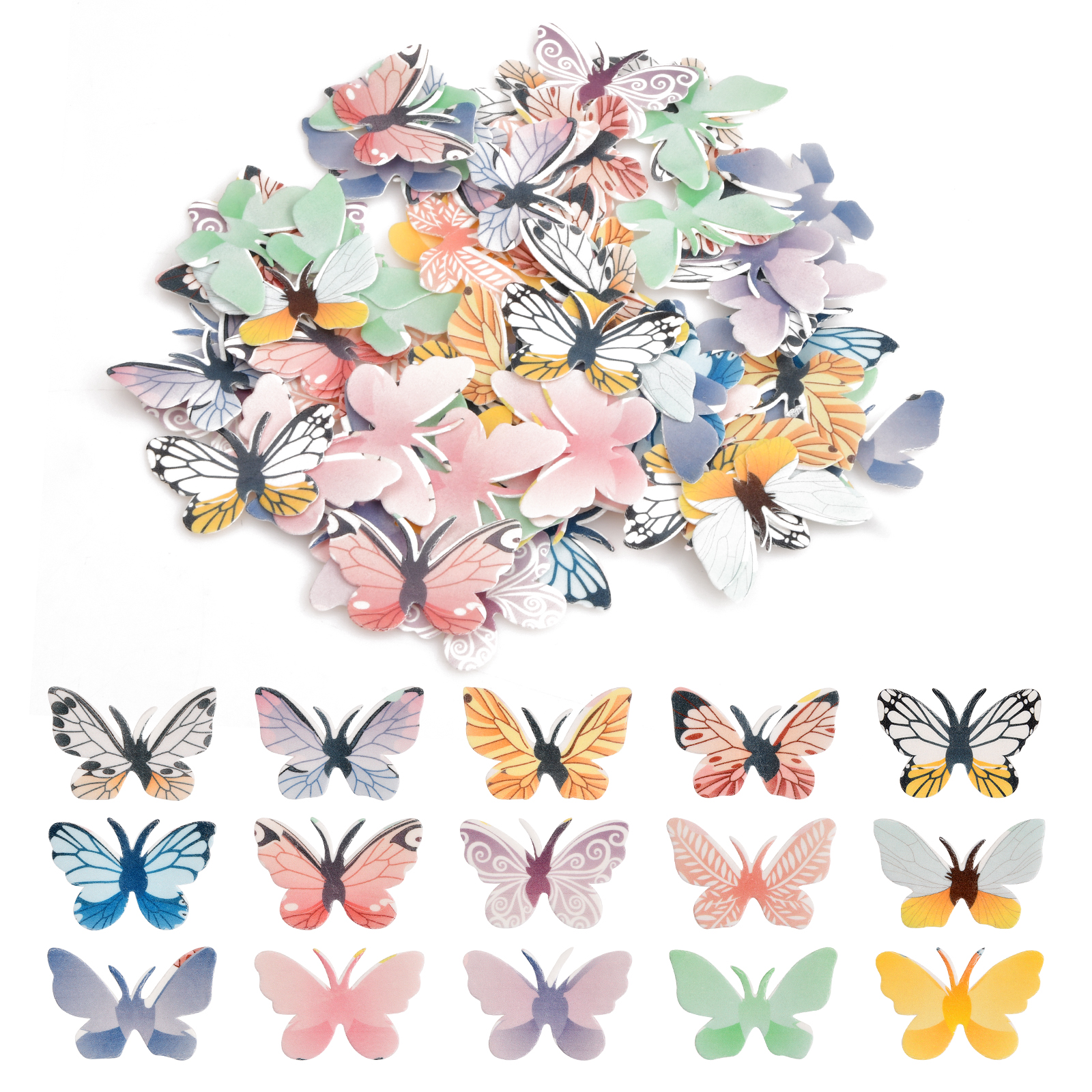 72 Pezzi Decorazioni Torte Farfalle Commestibili Decorazioni - Temu Italy