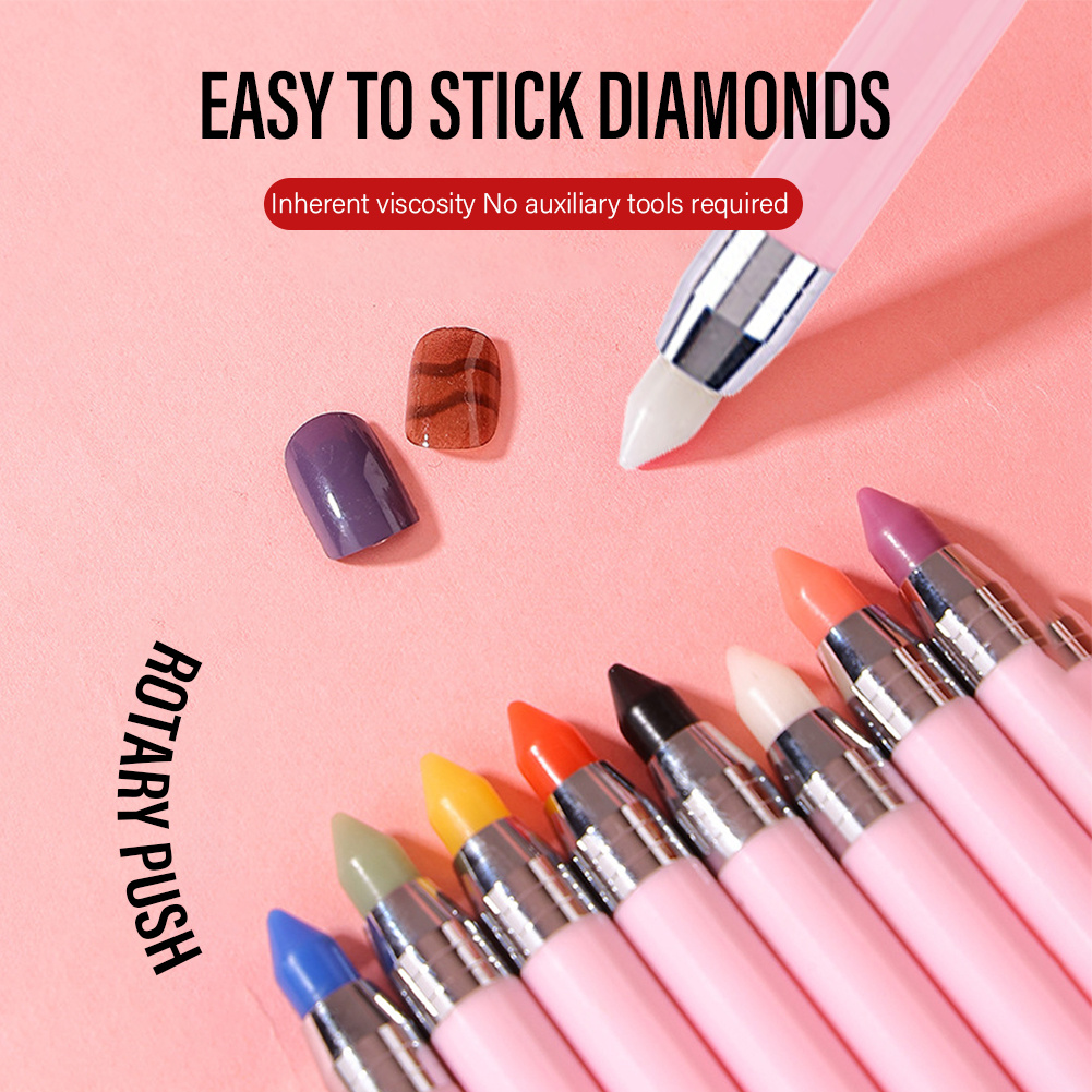 Rhinestone Picker Soft Wax Pencil For Nail Gems And Diamond - Temu