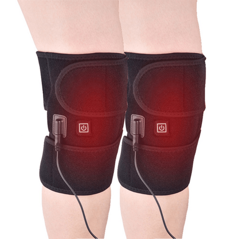 2-in-1 Arthritis Pain Relief Knee Brace, Heated Knee Support for Arthritis,  Knee Heating Pad for Hot or Cold Therapy Keep Warm, Electric Heated Knee