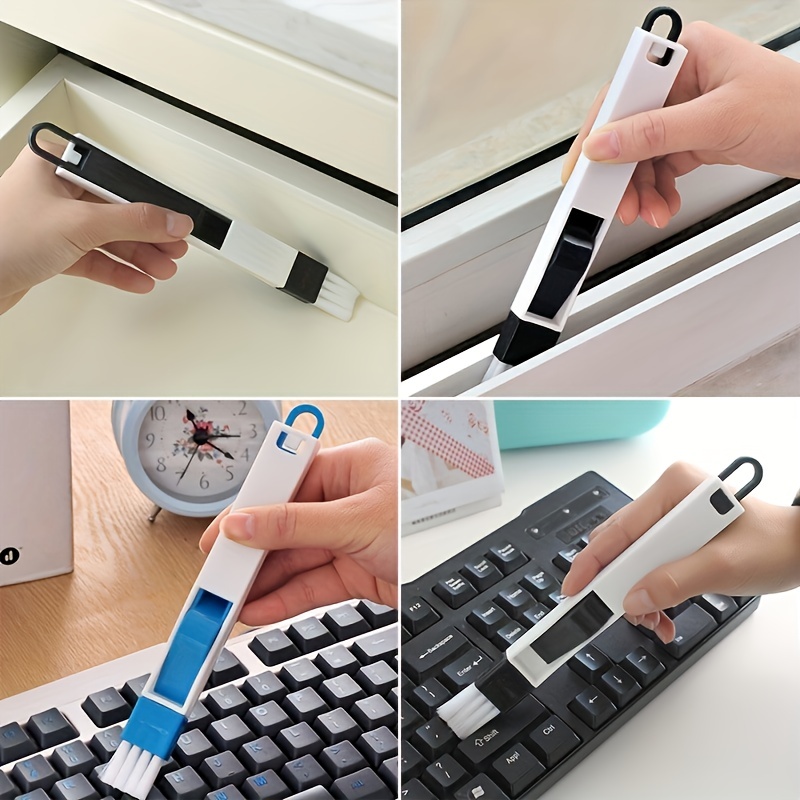 1pc Multifunction Window Computer Cleaning Brush Window Groove Keyboard  Cleaner Dust Shovel Window Track Cleaner Tool, Kitchen Accessories Gadget