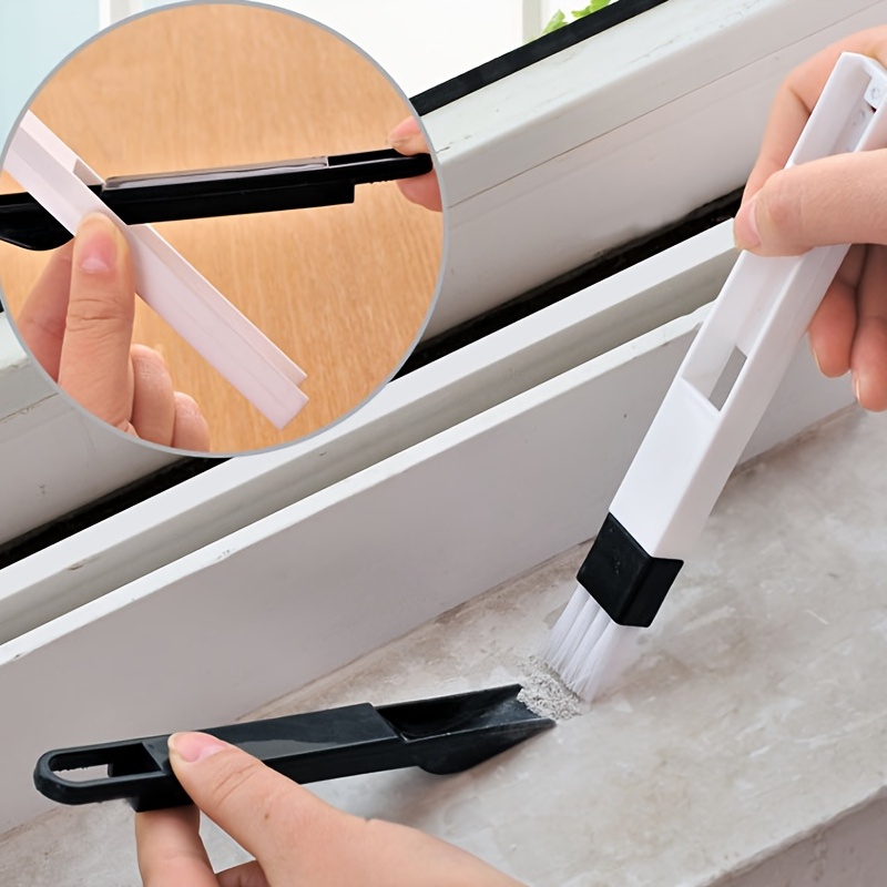 6pcs Window Track Cleaner Window Slot Cleaning Brush Tool - Temu