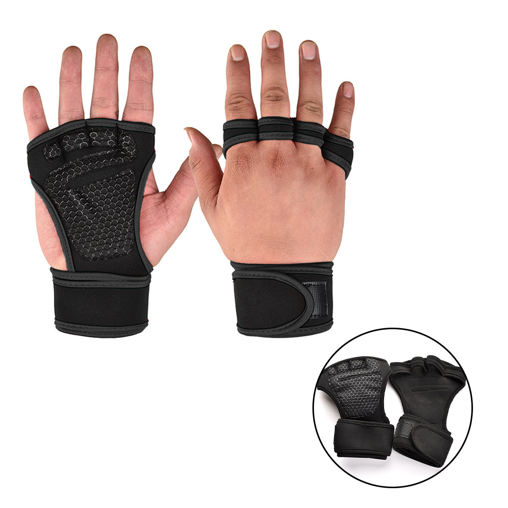 1 par de guantes de levantamiento de pesas para hombres y mujeres