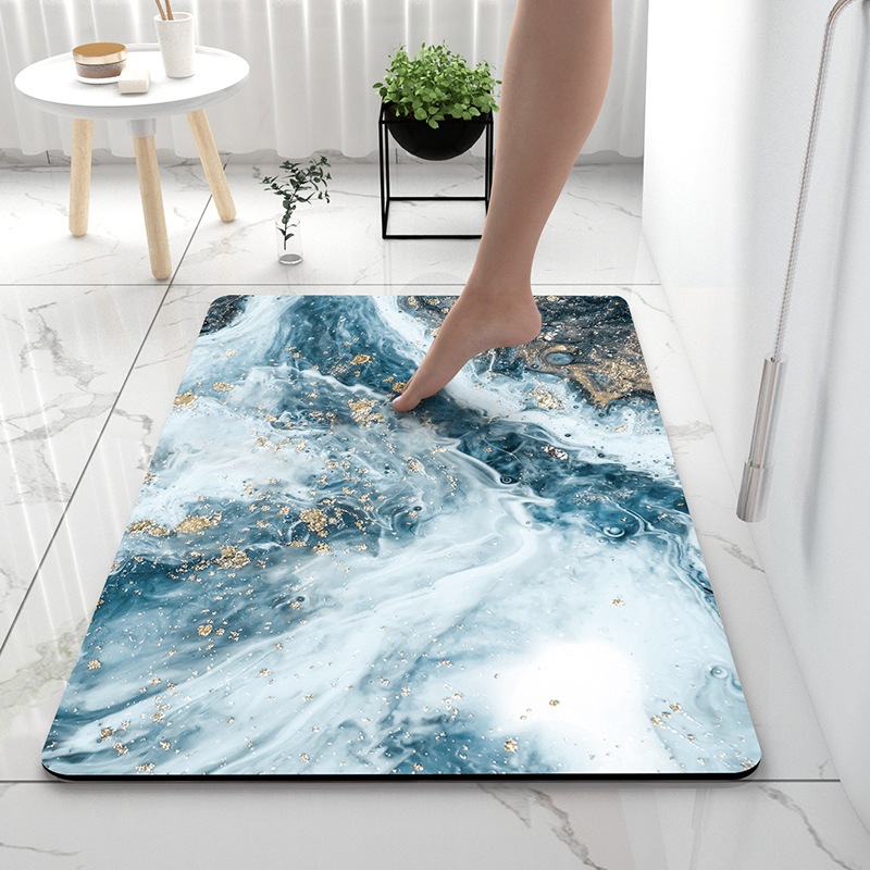 Non-slip Super Absorbent Floor Mat Quick Drying Bathroom Kitchen Carpet  Bath Rug