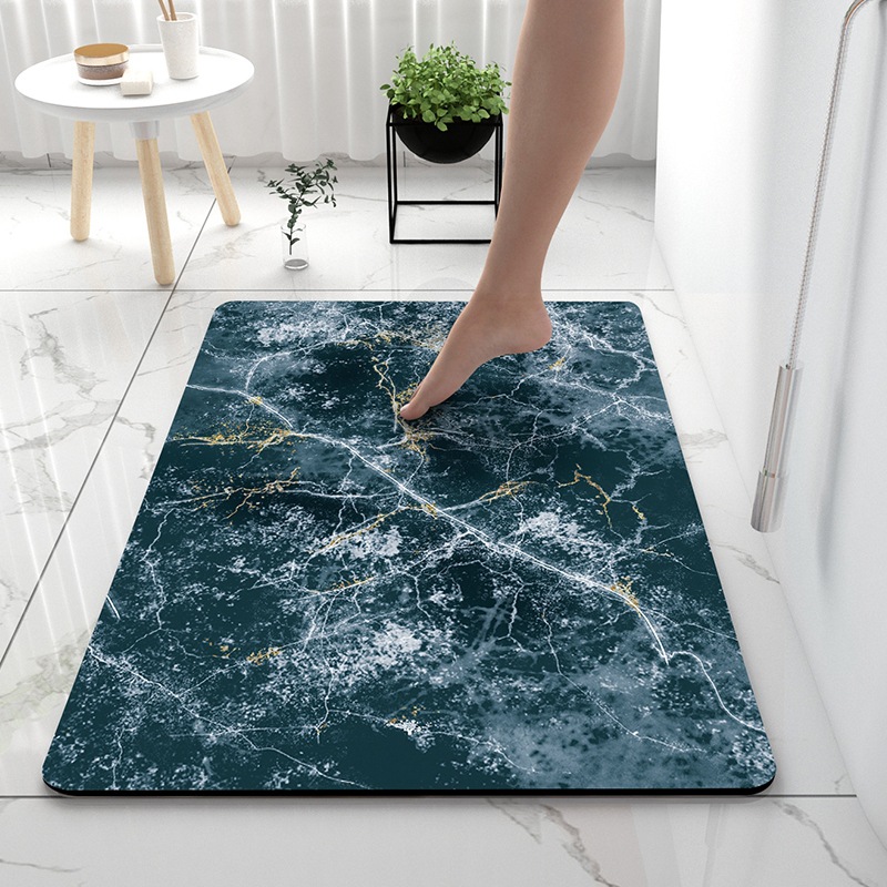 Quick-dry Bathroom Absorbent Soft Bath Mat Shower Rug Floor Carpet