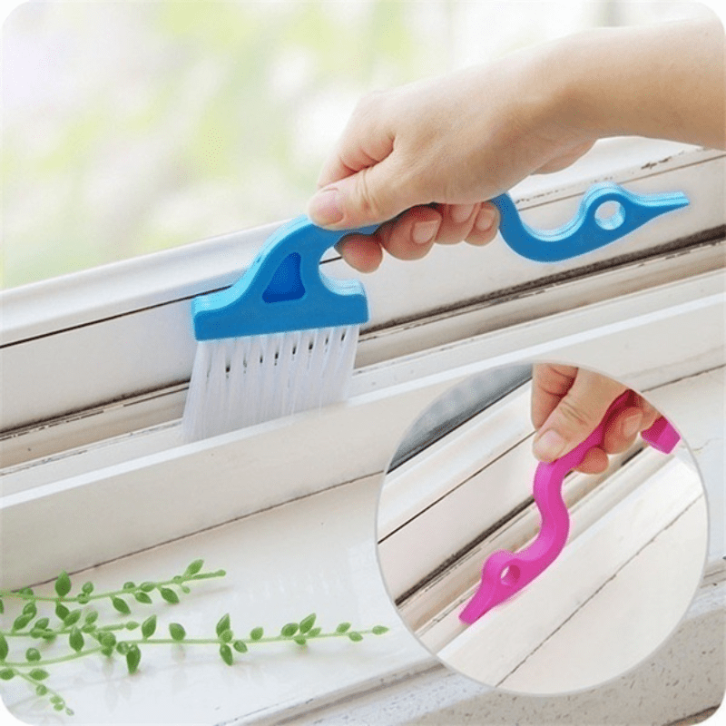 1pc/3pcs Window Groove Crevice Cleaning Brush Slot Quickly Cleaner