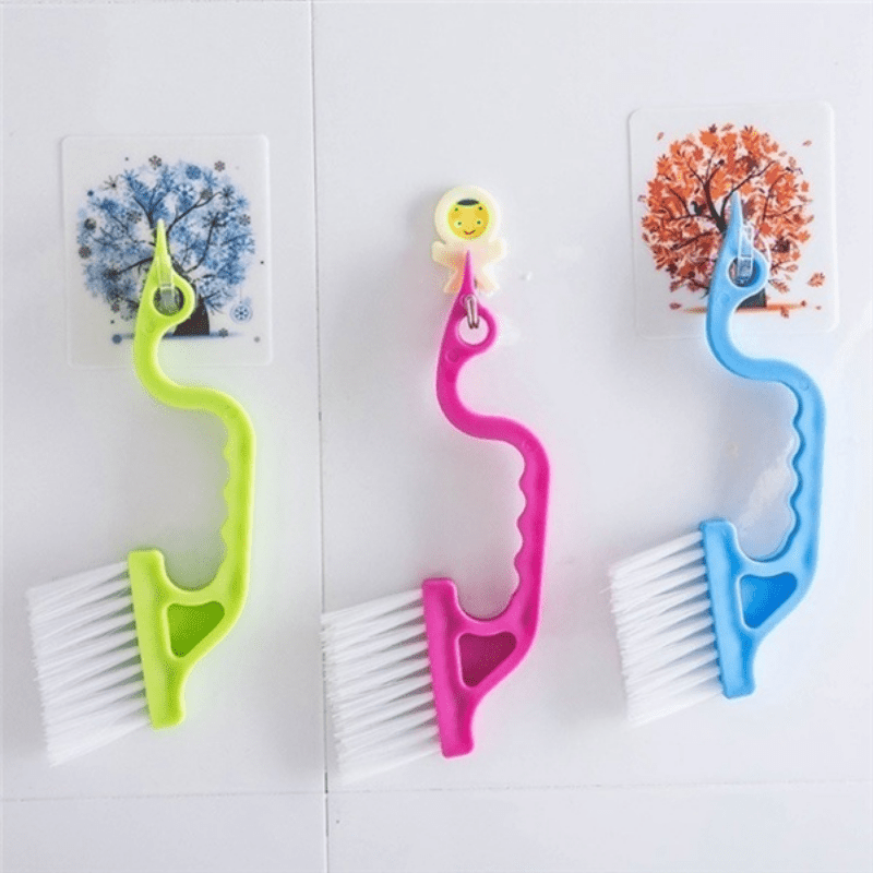 1pc Window Groove Cleaning Brush, Cranny Crevice Cleaner Brush