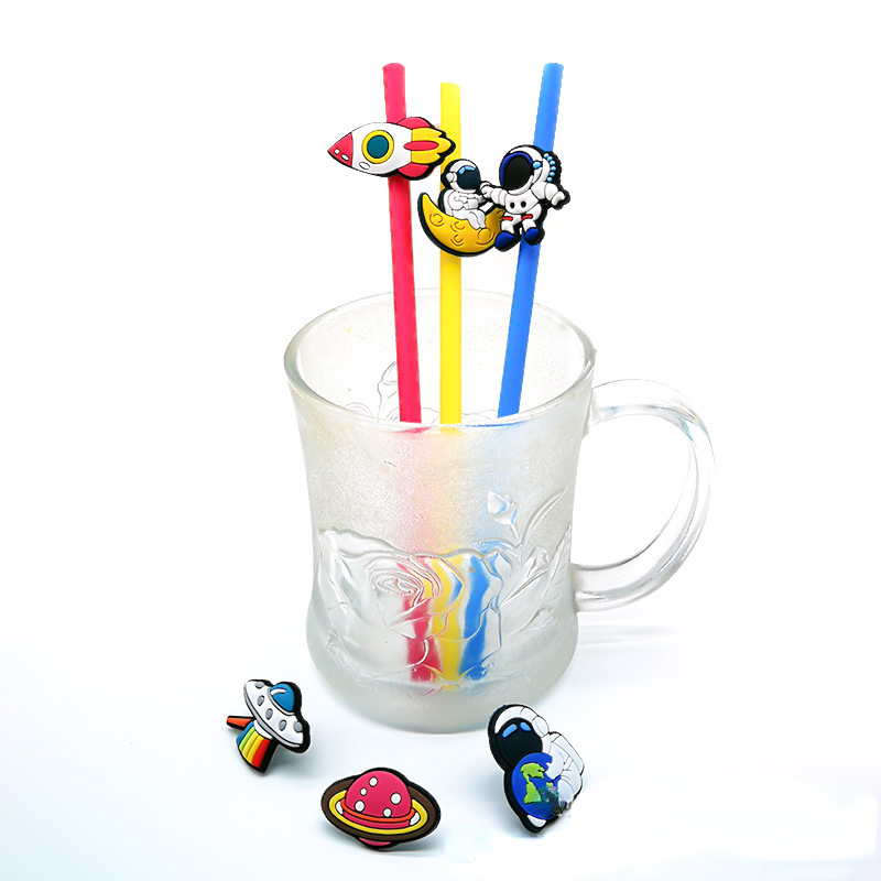 Drinking Straw Cover, Cute Reusable Straw, Straw Topper Cover