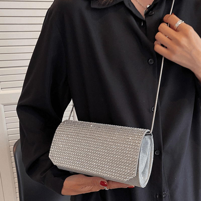 Silver Simple & Fashionable Women's Evening Bag