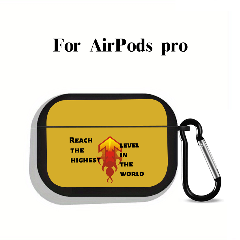 Upward Arrow Graphic Headphone Case For Airpods1/2, Airpods3, Pro, Pro (2nd  Generation), Gift For Birthday, Girlfriend, Boyfriend, Friend Or Yourself,  Black Pattern Anti-fall Silicon Headphone Case - Temu Belgium